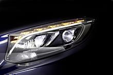 In naher Zukunft wird Mercedes-Benz seine Scheinwerfertechnologie um ein „High Range“-LED-Fernlicht erweitern.  Foto:Auto-Medienportal.Net/Daimler